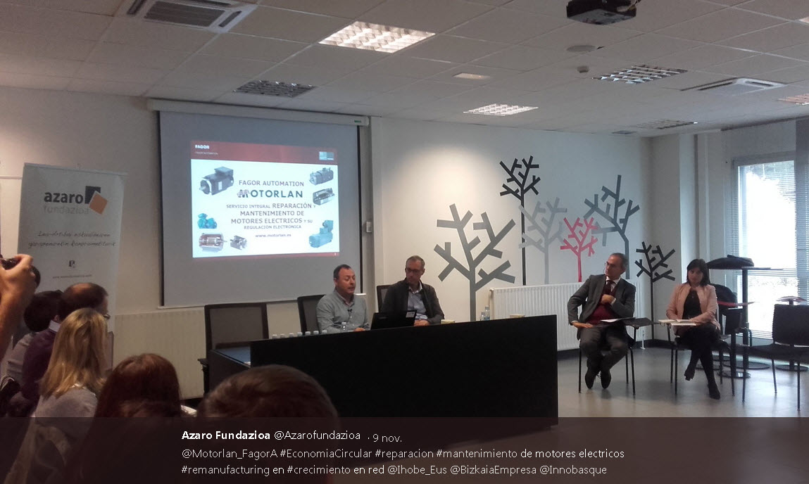 MOTORLAN EN LA JORNADA ECONOMÍA CIRCULAR LEA-ARTIBAI