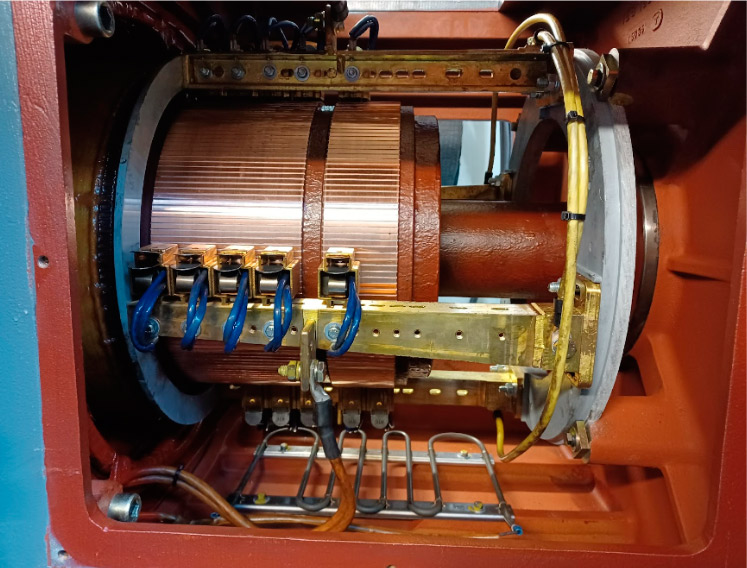 Sustitución de escobillas eléctricas del motor eléctrico