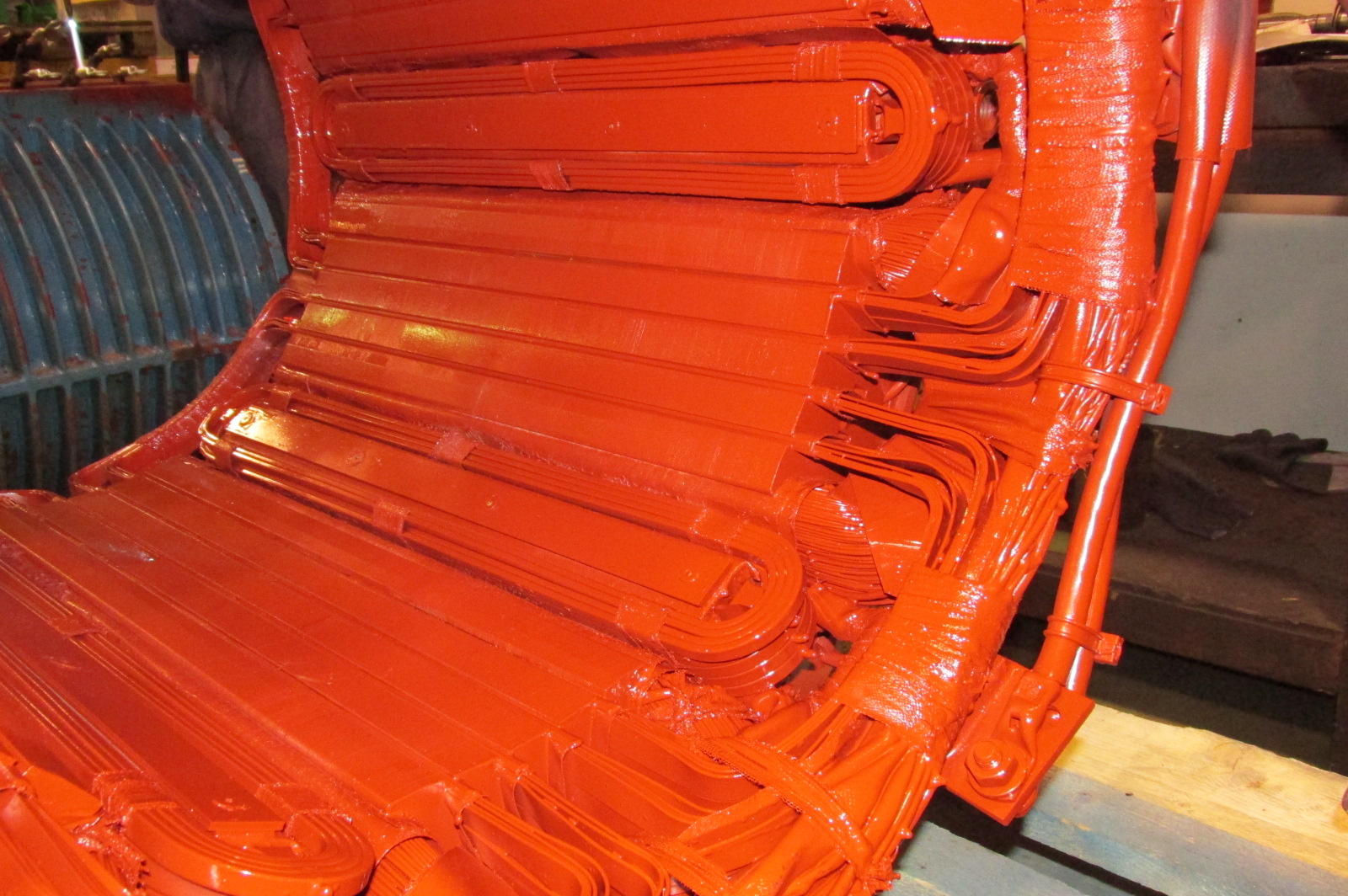 3 Estator barnizado antiflash